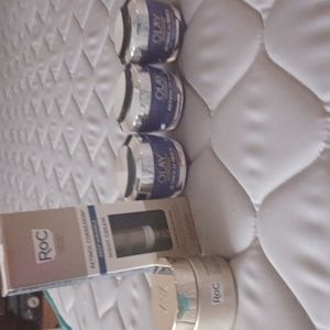Brand NewROCRetunol correction,Roc deep wrinkle night cream,Olay retinol max 24.